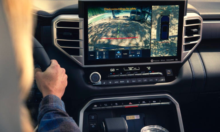 2023 Toyota Sequoia interior safety camera display