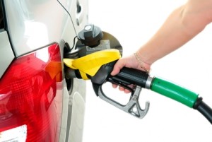 Closeup refuel gasoline