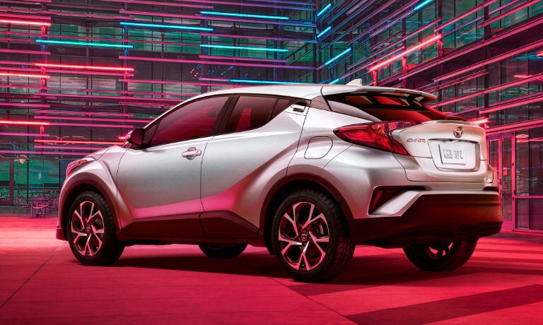 2022 Toyota CH-R exterior outside colorful building