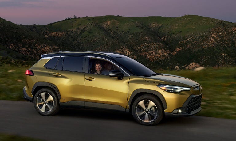 2023 Toyota Corolla Cross exterior mountain road