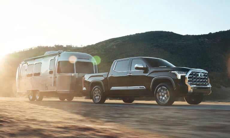 2024 Toyota Tundra exterior towing camper