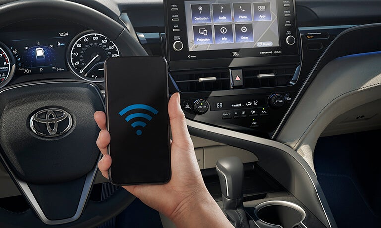 2024 Toyota Camry Hybrid interior connectivity