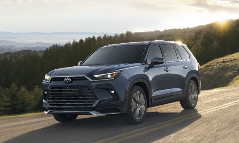 2024 Toyota Grand Highlander exterior mountain road